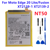 เปลี่ยน NT50สำหรับ Moto EDGE 20 Litefusion XT2139-12 5000MAh แบตเตอรี่ Batteria แบบชาร์จไฟได้เครื่องมือฟรี