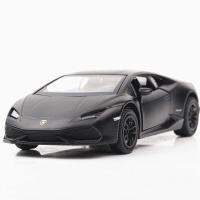 1/36 ขนาด Lamborghini Huracan D iecast ล้อแม็กรุ่นดึงกลับรถของขวัญเด็ก