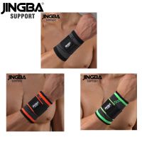 JINGBA SUPPORT 3D Weaving Pressurized Straps Fitness Wristband Crossfit Gym Powerlifting Wrist Support Brace Bandage Hand Wraps