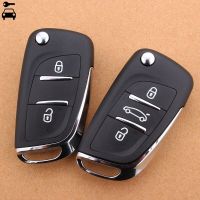 รถ Flip Folding Remote Shell Key Case Ce0536สำหรับ Peugeot 408 207 407 307 308สำหรับ Citroen C2 C3 C4 C5 C6 Picasso