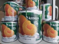 KRONOS IN LIGHT SYRUB พีชครึ่งผล ขนาด 3 กิโลกรัม KRONOS PEACH HALVES IN LIGHT SYRUB 3 Kg