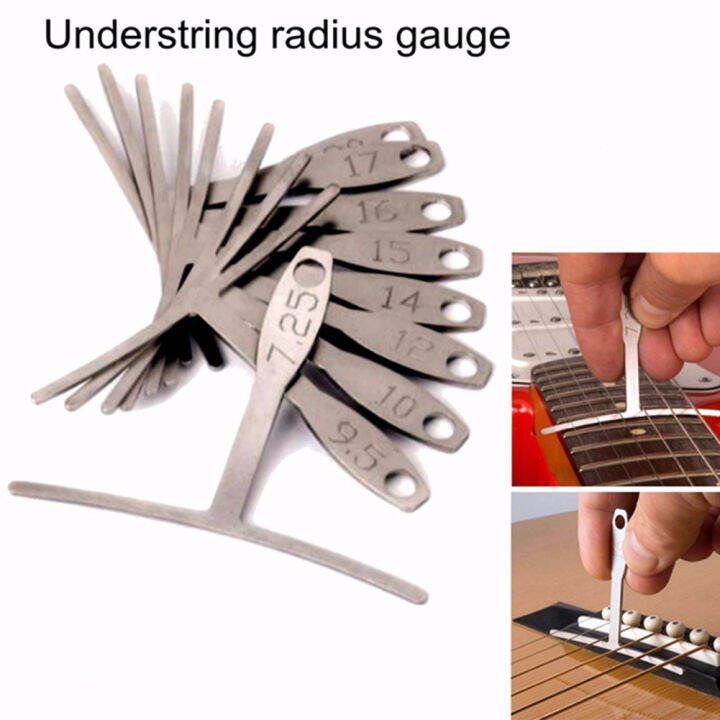 สายเบสสแตนเลส-understring-radius-t-shape-อุปกรณ์ซ่อม-luthier-measure-guitar-gauge