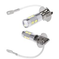 2ชิ้น/ฝุ่นละอองแบบอัตโนมัติ H3ไฟ Led พลังงานสูง Lange Levensduur Led ตัดหมอกวิ่งหลอดไฟ10SMD 5630 5730ซูเปอร์ Heldere Led โคมไฟอัตโนมัติ