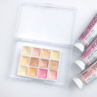 สีน้ำสีผิว Subpackage เม็ดสี12สีเนื้อ1ml0.5ml ขนมิงค์ Holbein