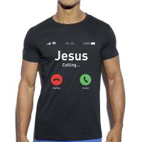 Jesus T Shirt Funny Jesus Calling Accept Or Decline Interesting Design Printed Men Tshirt Cotton Gildan Spot 100% Cotton