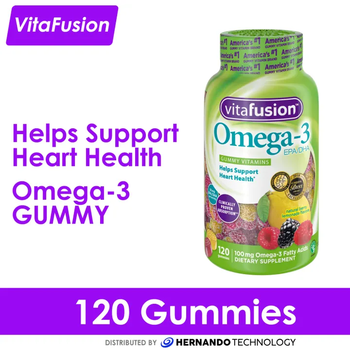 Vitafusion Omega 3 Epa Dha 120 Gummies Lazada Ph