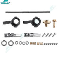 RCTOWN WPL Copper Gear Front Bridge Axle + Drive Shaft Steering Cup For B14 B24 B36 C14 C24 RC Car