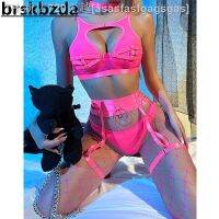 【CW】♗✓☫  Brskbzda Female New Pink Erotic with Fishing Net Stocking Costumes Fantasy Outfits