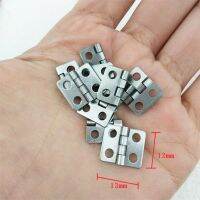 White/Silver Cabinet Door Luggage Hinge4 Large Holes DecorFurniture DecorationAntique Vintage Mini Hinges12x13mm100Pcs