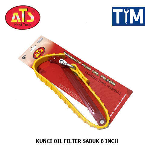ATS Kunci Filter Oli Sabuk 8 INCH / Pembuka Oil Filter Belt Kulit