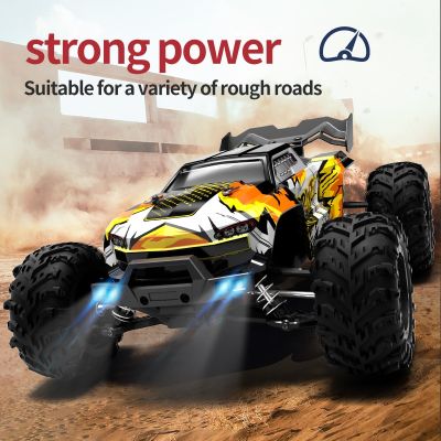 1:16 70KM/H Or 50KM/H 4WD RC Car With LED Remote Control Cars High Speed Drift Monster Truck For Kids Vs Wltoys 144001 Toys