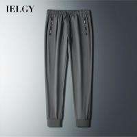 IELGY กางเกงกีฬาผู้ชายขนาดใหญ่หลวมสบายๆ