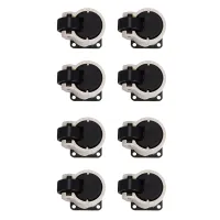 8 Pcs Retractable Leveling Casters Industrial Machine Swivel Caster Castor Wheel for Office Chair Trolley 330 Lbs