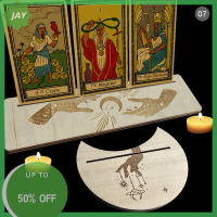 ?【Lowest price】Jay 2/4pcs ไม้ TAROT Card Stand for Witch divination เครื่องมือแสดงผู้ถือแท่นบูชา