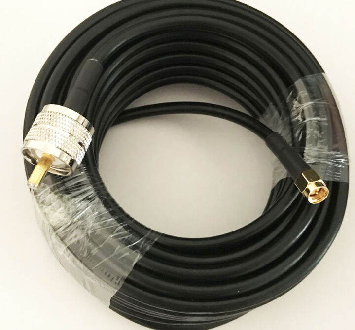 uhf-pl259-male-to-sma-male-connector-rg58-50-3-rf-coax-coaxial-wires-cable-50ohm-50cm-1-2-3-5-10-15-20-30m