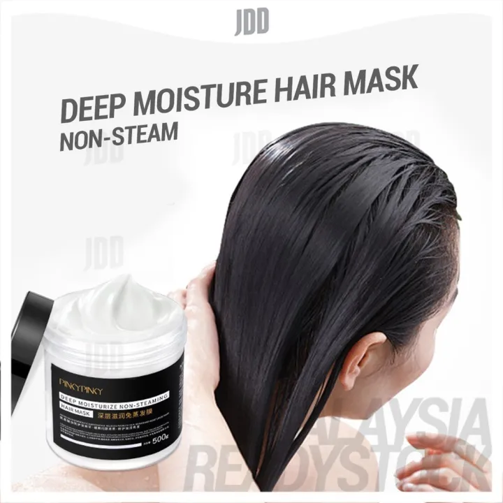 New PINKYPINKY Hair Mask Krim Lurus Rambut Hair Cream Keratin ...