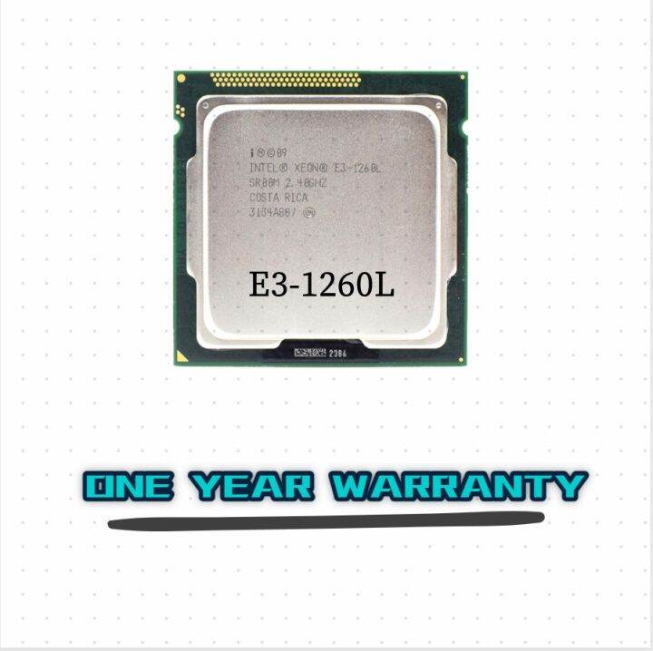 Intel Xeon E3-1260L E3 1260L E3 1260 L 2.4 GHz Quad-Core Eight-Thread ...