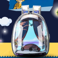 Outdoor Portable Large Space Cat Bag Transparent Small Dog Panoramic Breathable Transport Backpack Cat Cage Puppy Carrier