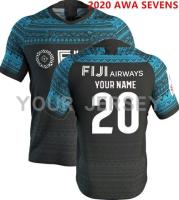 คุณภาพสูงในสต็อก 2020 the FIJI SEVENS AWAY road RUGBY JERSEY FIJI RUGBY clothing clothing