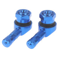 [Nicoles] 2pcs CNC รถจักรยานยนต์90องศามุมล้อยางก้าน tubeless Valve อลูมิเนียม