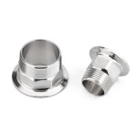 BSPT 1/2 3/4 1 1-1/4 1-1/2 2 Stainless Steel 304 Sanitary Hexagon Male Threaded Ferrule Pipe Fitting Fit For Tri Clamp