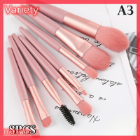 Variety ✨Hot Sale✨ 8pcs Mini Travel แปรงแต่งหน้านุ่มชุดเครื่องสำอางผงอายแชโดว์ Make up TOOL