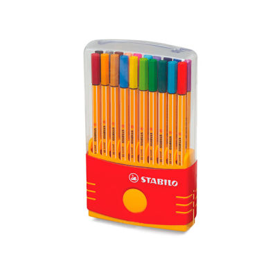 Stabilo Gel Pen 1020 Color Set Hook Line Pen Needle Pen Drawing Pen Student Pen Set Painting Graffiti Stationery Supplies