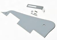 KAISH White 3 Ply with Chrome Bracket LP Guitar Pickguard Scratch Plate fits LP