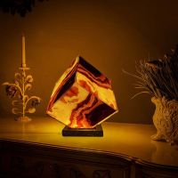 OnyxMarbleLamp agate marble lamp home room night lamp creative gift night lamp decorative lamp bedside lamp