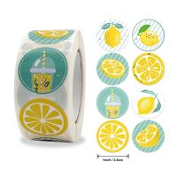 50-500pcs Baby Shower Lemons Stickers Lemon Party Decorations Invitation Envelope Stickers Candy Dessert Gifts Packaging Sticker Stickers Labels