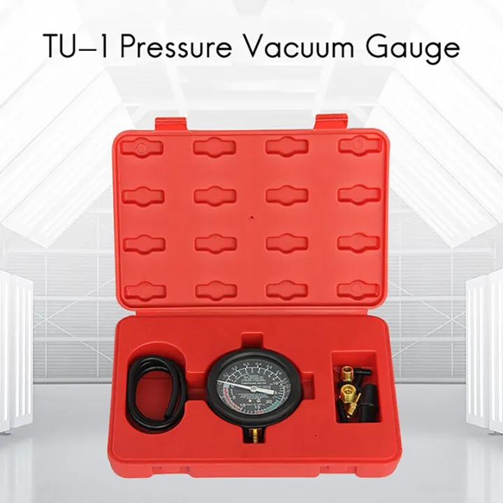 1Set TU1 Carburetor Valve Fuel Pump Pressure Vacuum Tester Gauge Test