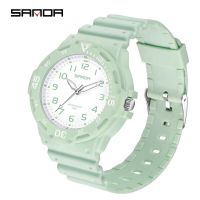 2022 Fashion Sanda Top Brand Watch Men Casual Silicone Waterproof Quartz Watches Luxury Watches For Clock Relogio Feminino 6019