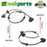 2ชิ้นด้านหน้า L/R ล้อ ABS เซ็นเซอร์ความเร็วสำหรับ Chevrolet Aveo Aveo5 Kalos Daewoo Pontiac 1.4L 1.2L คลื่น G3 1.6L 96473221 96473222