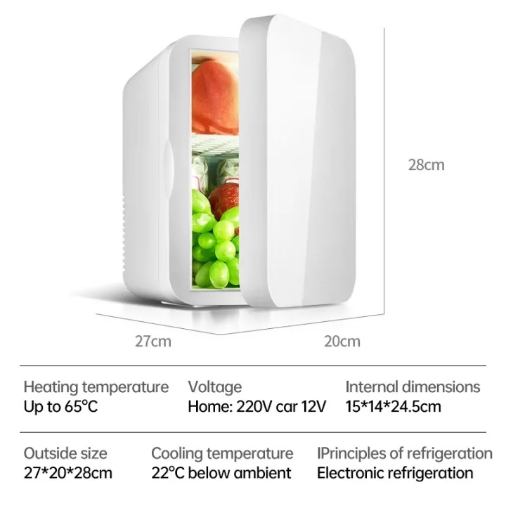 Refrigeration Refrigerator Kaisa Villa mini 8L refrigerator portable