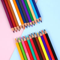 ชุดดินสอสี24ชิ้นสำหรับเด็กภาพวาดศิลปะไม้อุปกรณ์การเรียนดินสอสี