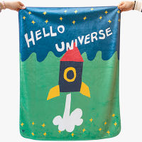 Plutonine l Dual Blanket ผ้าห่มลายน่ารักสำหรับลูกน้อย นำเข้าจากประเทศเกาหลี รุ่น HELLO UNIVERSE