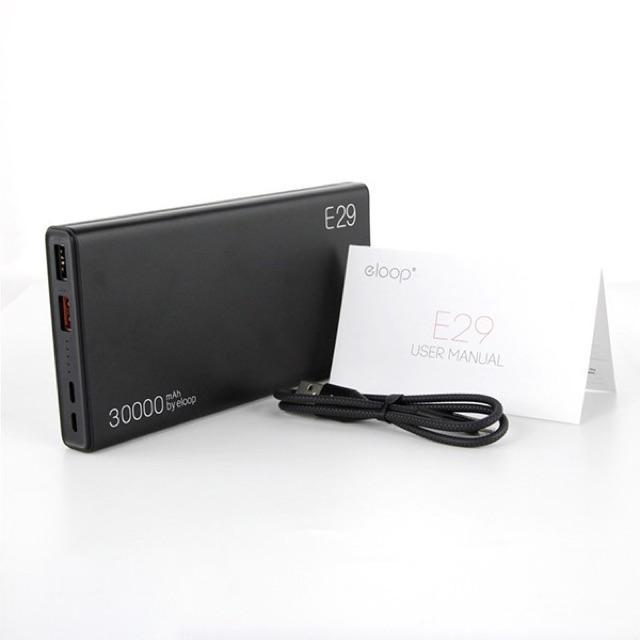 eloop-e29-30000mah-ระบบquick-charge-รับประกัน1ปี-เพาเวอร์แบงค์-power-bank-แบตสำรอง