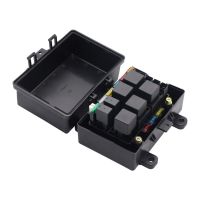 Plastic 21 Way Fuse Relay Box Block Easy Installation 21 Way Fuse Holder Relay Box for Car Truck Auto Accessories Fuses Accessories