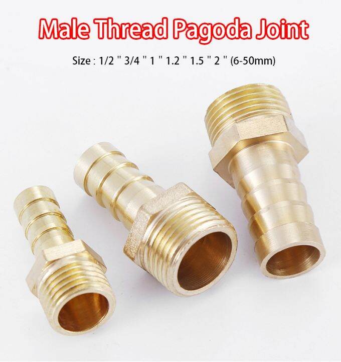 1pcs-male-thread-pagoda-jiont-bsp-1-2-3-4-1-1-2-1-5-2-green-head-brass-pipe-fitting-connector-accessorie-straight-head-6-50mm