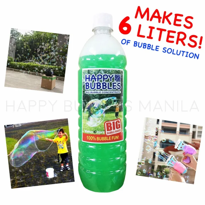 BUBBLE SOLUTION 6 Liter Concentrated Bubble Solution for Giant Bubbles