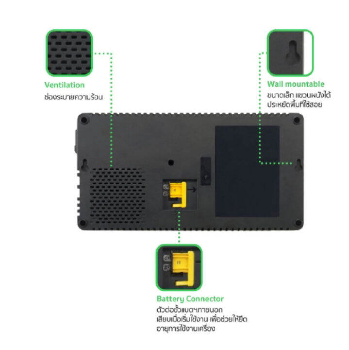 apc-pack-2-อุปกรณ์สำรองจ่ายไฟ-500va-รุ่น-bv500i-mst-ที่เหมาะสำหรับผู้ใช้เครื่องคอมพิวเตอร์ที่บ้านและสำนักงาน