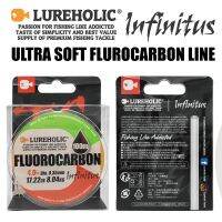 [HOT LIAXLLWISAAZH 534] Lureholic Infinity Utra Soft 100 Fluorocarbon สายตกปลา100M 1.0 -10 Uper Strength สายตกปลา Strong ความต้านทานการสึกหรอ