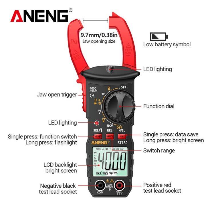 cw-st180-4000-counts-digital-clamp-ac-current-multimeter-ammeter-voltage-meters-aliexpress