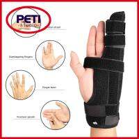 PETI STUDIO สารปลดปล่อยโดยทันที รั้งเฝือก metacarpal ตัวป้องกันป้องกัน อุปกรณ์สำหรับยึดให้แน่น เฝือกนิ้ว เฝือกหัก สนับสนุนการสนับสนุน ที่รัดนิ้ว ตัวแบ่งนิ้ว