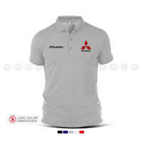 เสื้อโปโลMitsubishi Xpander SUV MIVEC,เสื้อโปโลแฟชั่นผ้าคอตตอนปักลายเครื่องยนต์ครอบครัว