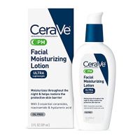 CeraVe PM Facial Moisturizing Lotion Oil-Free Moisturizer for Face89ml  Makeup Base &amp; Primer