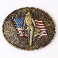 American West Cowboy Belt Buckle Handmade Homemade Belt Accessories Waistband DIY Western Cowboy Rock Style K55 Belts