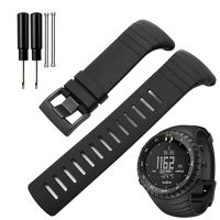 For SUUNTO CORE Series Watchband Black Rubber Strap High Quality Silicone Bracelet With Tools Wristband Men Sports Watch Band