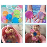 Reusable Water Balloons  Magnetic Refillable Water Balloons Self Sealing Quick Fill Splash Water Balls Happy Water Bombs for Kid Balloons