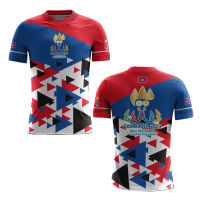 2023 PRIA ชายเสื้อถักเกมทะเล cambodia ศิลปะ 9 เต็ม print 3D